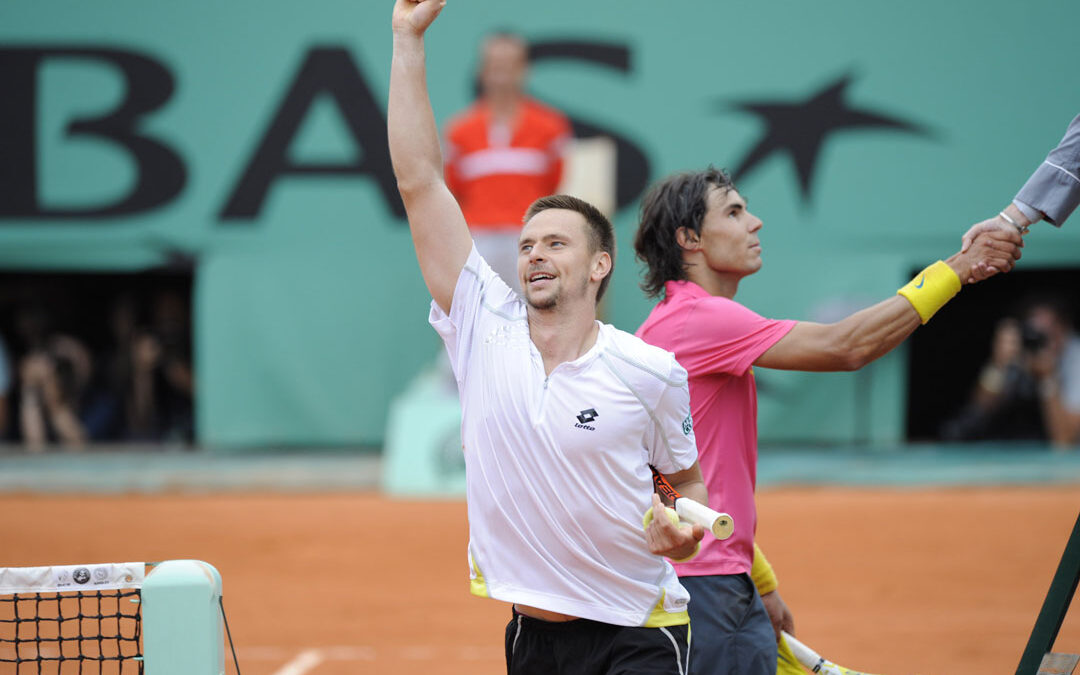 He was the ultimate French Open Giant-Killer, beating Rafa in ’09 and Roger in ’10, when both were defending champs at Roland Garros