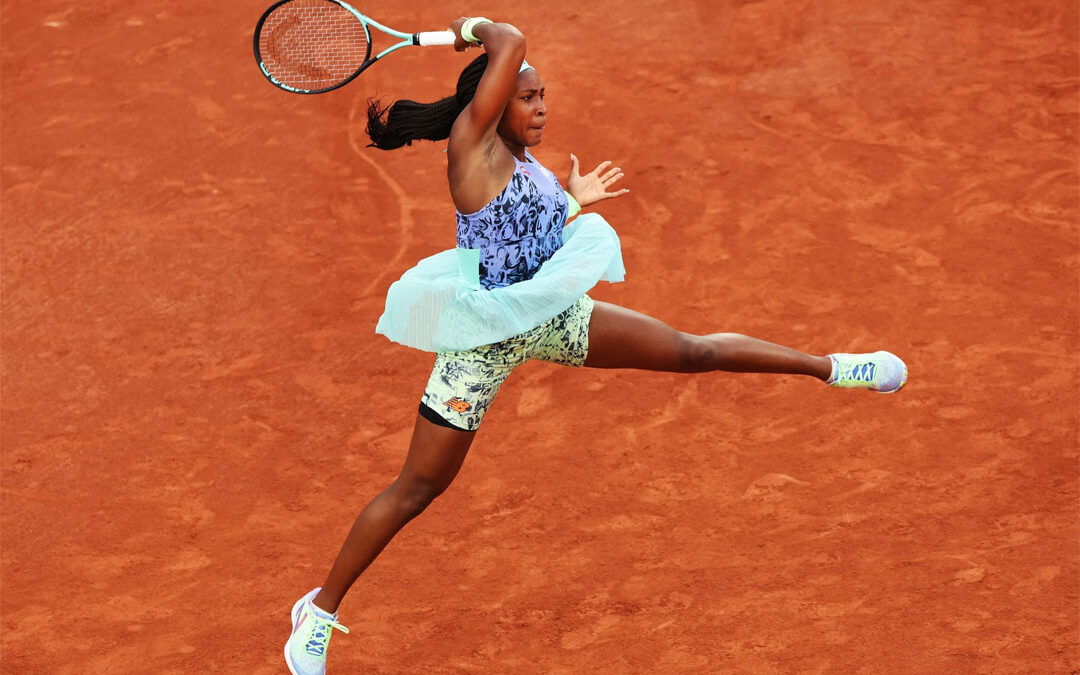 Rafa gets 14 and 22, and it wasn’t as easy as the final might make you think. And what about Coco?? Finals of BOTH?  Pretty impressive stuff!